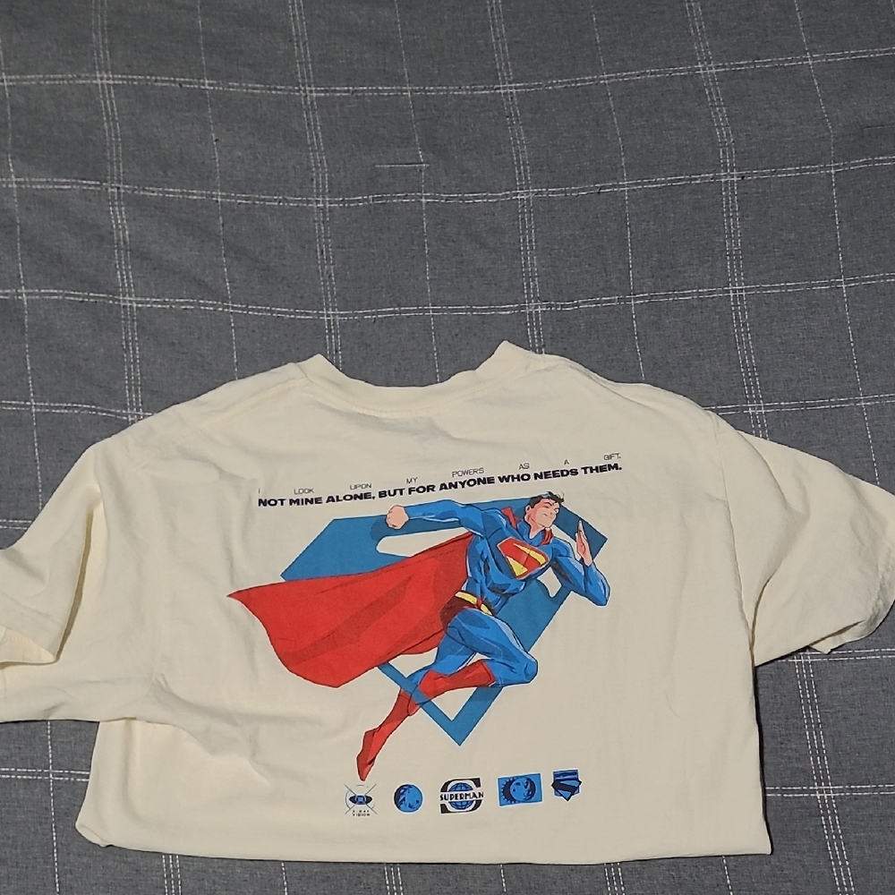 Boxlunch X DC Comics Cream Superman Short Sleeve Tee